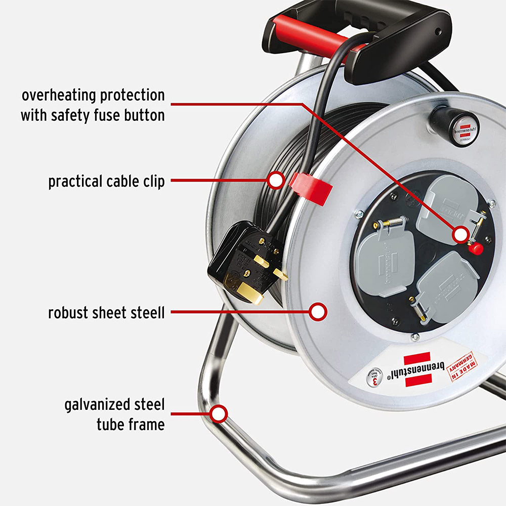 Brennenstuhl 1181710 Enrouleur de câble vide - Conrad Electronic