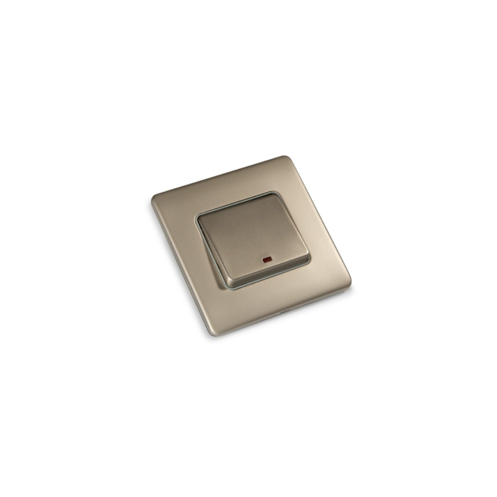 FYM 20A Double Pole Large Dolly Switch Satin Nickel