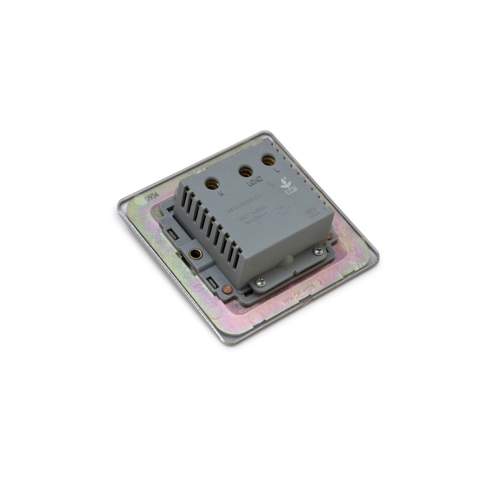 FYM 16A Hotel Card Switch (3 x 3 inches) Brushed Steel