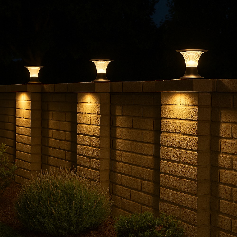 15W Solar LED Pillar Light – 2200LM