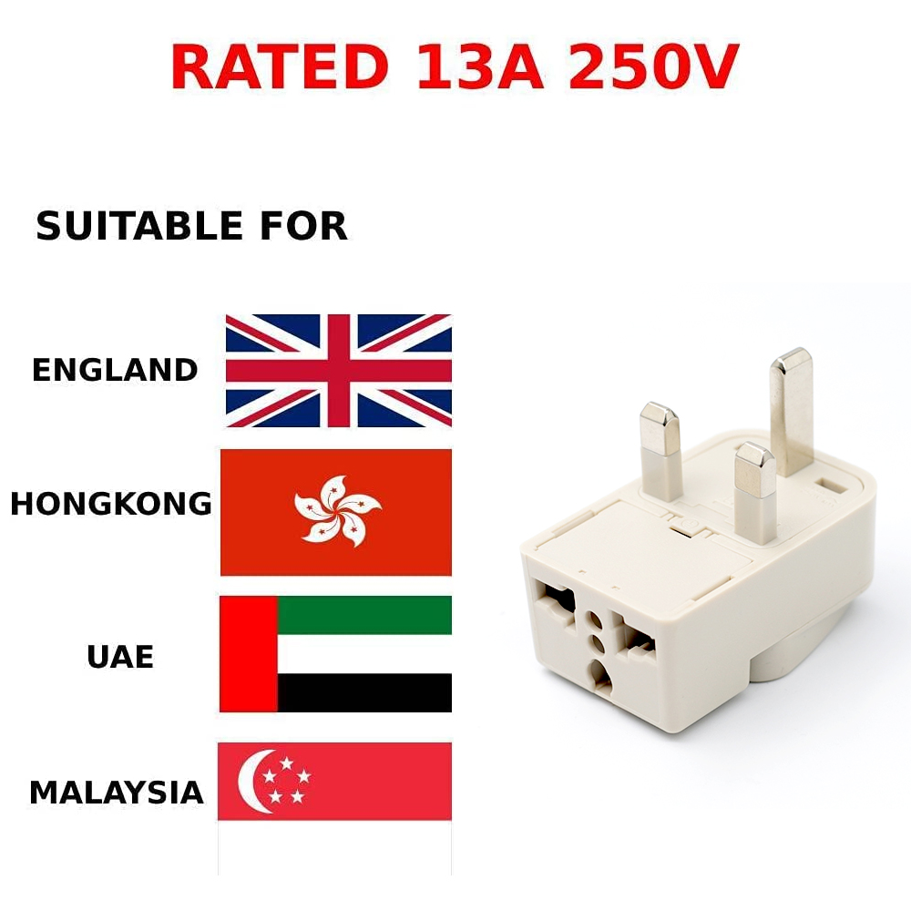 Convertidor de adaptador de enchufe estándar Universal a EE. UU., Canadá,  Tailandia, Taiwán, tipo B, AC250V, 10A, Wonpro WA-5