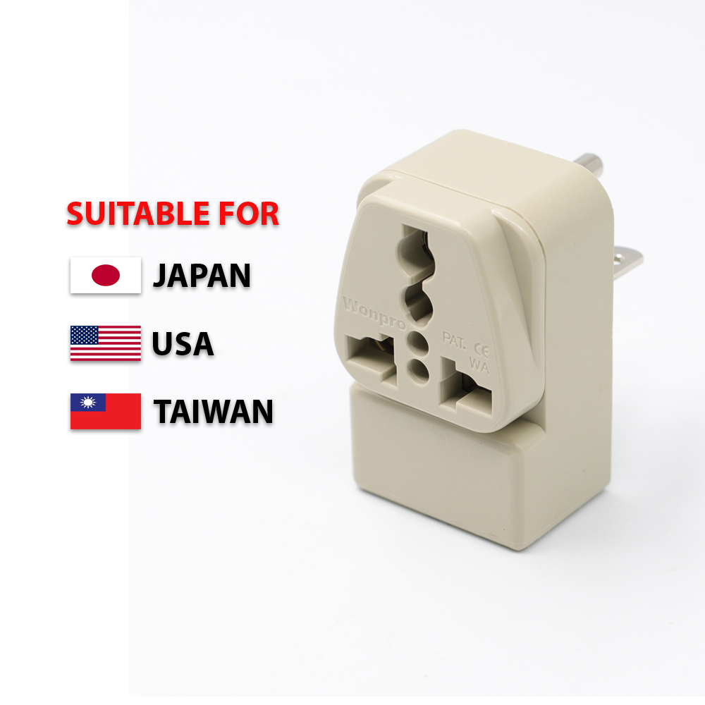 Wonpro Universal Adaptor(Dual socket)